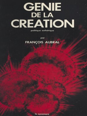 cover image of Génie de la création